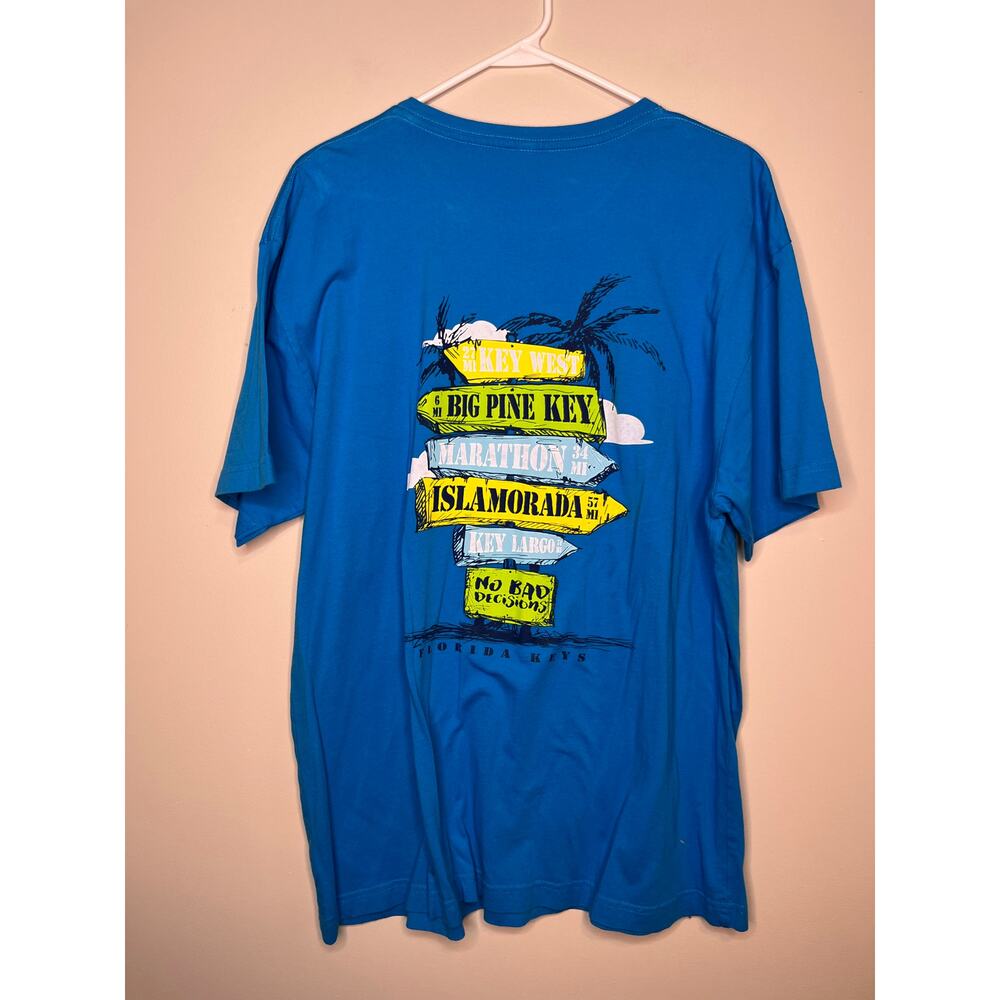 Island Jay Florida Keys Key Largo Islamorada Tourist Destination Shirt XL